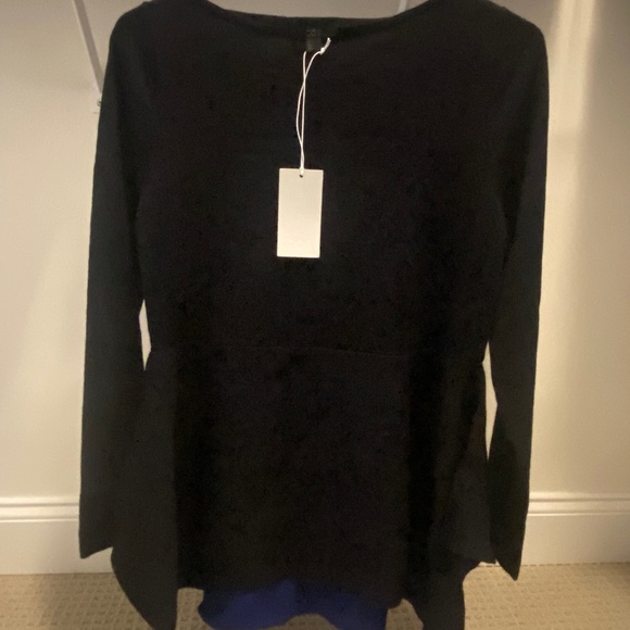 COS Blue Peplum Sweater - Picture 1 of 6